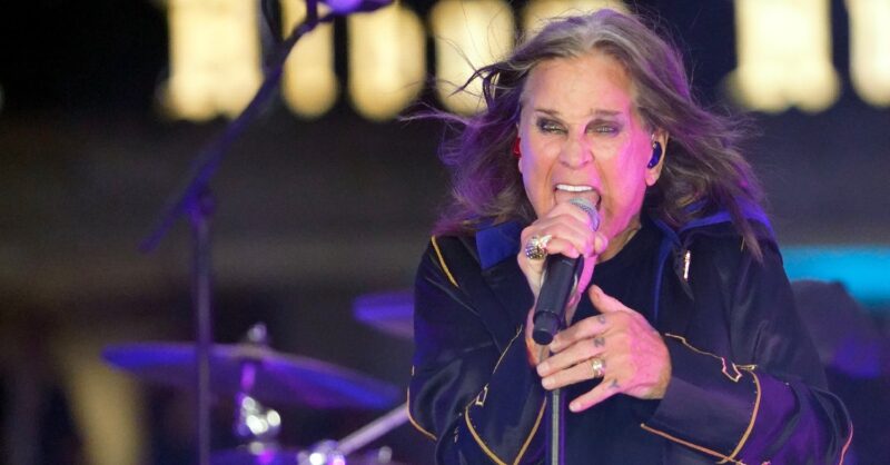 Ozzy Osbourne singing