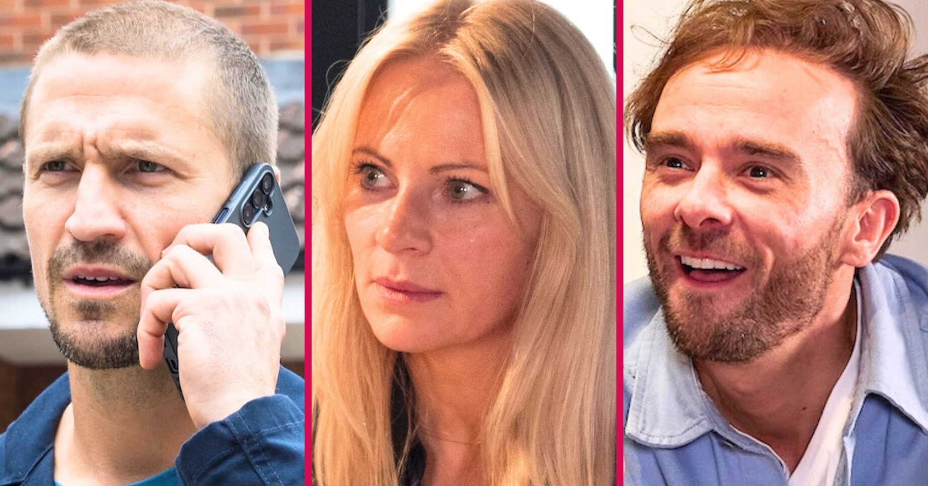 Coronation Street's Carl, Lisa, David