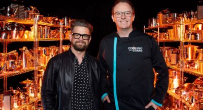 Jack Osbourne is mentored by Elliott Grover on Cooking With The Stars