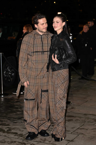 Brooklyn Beckham looking at Nicola Peltz