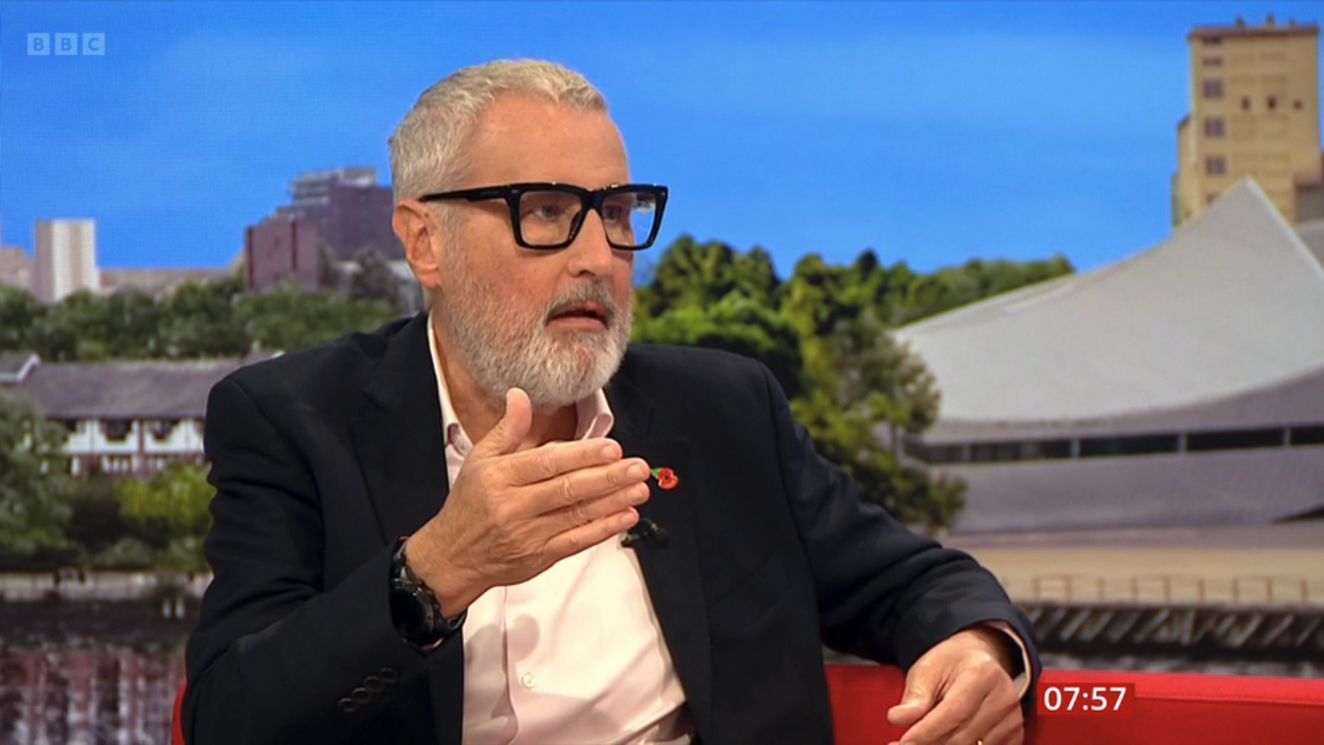 BBC News legend Dermot Murnaghan shares cancer update on BBC Breakfast (Credit: BBC)