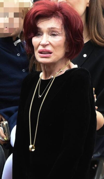 Sharon at husband Ozzy Osbourne funeral