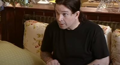 Ozzy Osbourne looks up