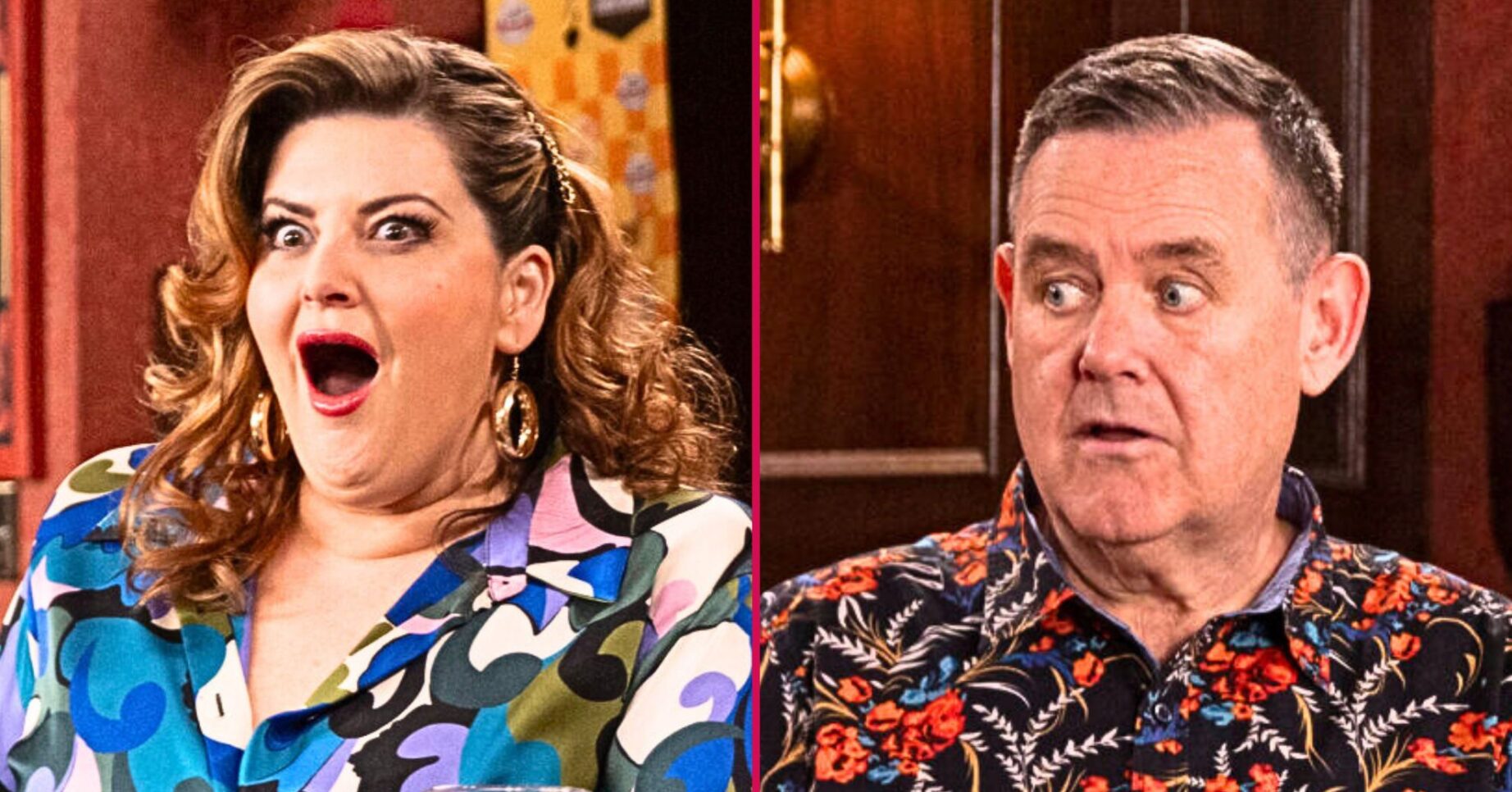 Glenda and George in Coronation Street