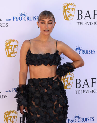 Frankie Bridge on the red carpet