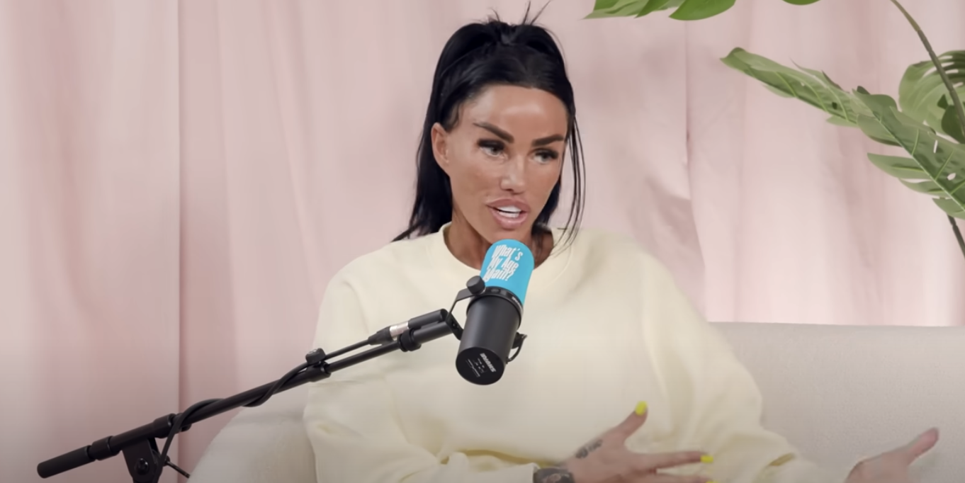 Katie Price on podcast 