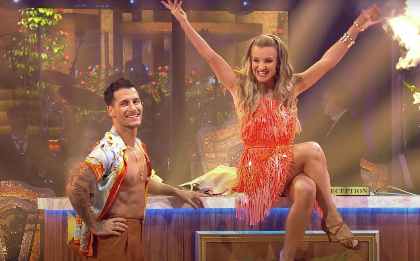 Gorka Marquez and Helen Skelton on Strictly Come Dancing