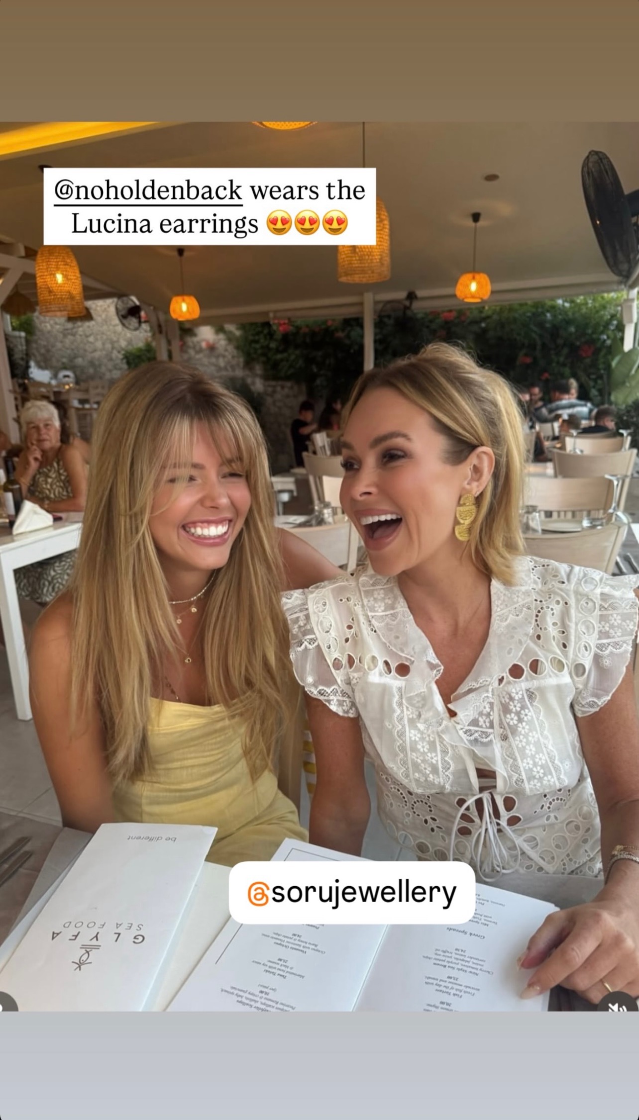 Amanda and her daughter smiling