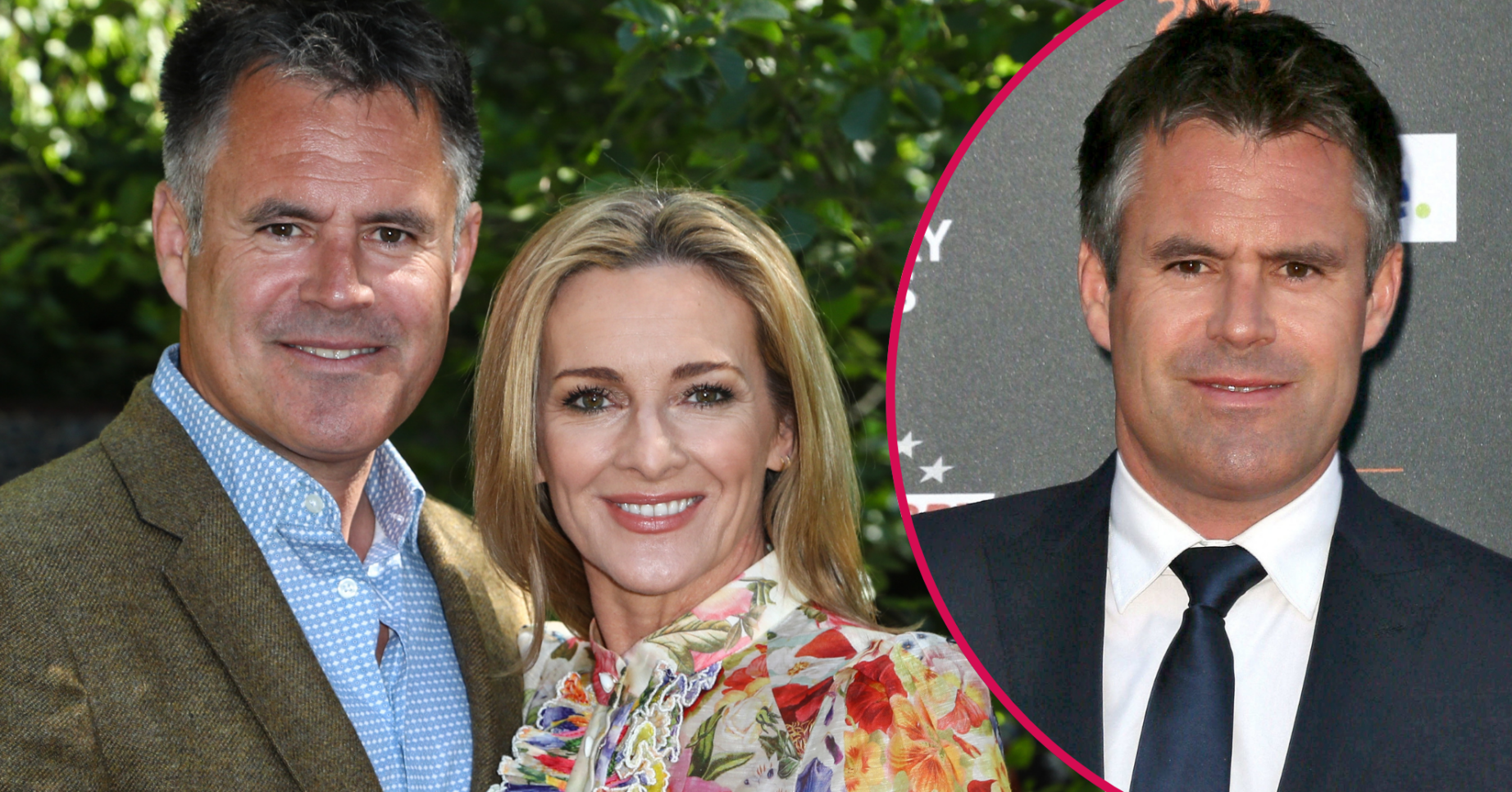 Kenny and Gabby Logan smiling