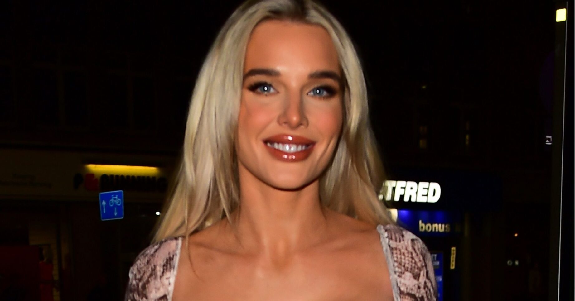 Helen Flanagan smiling