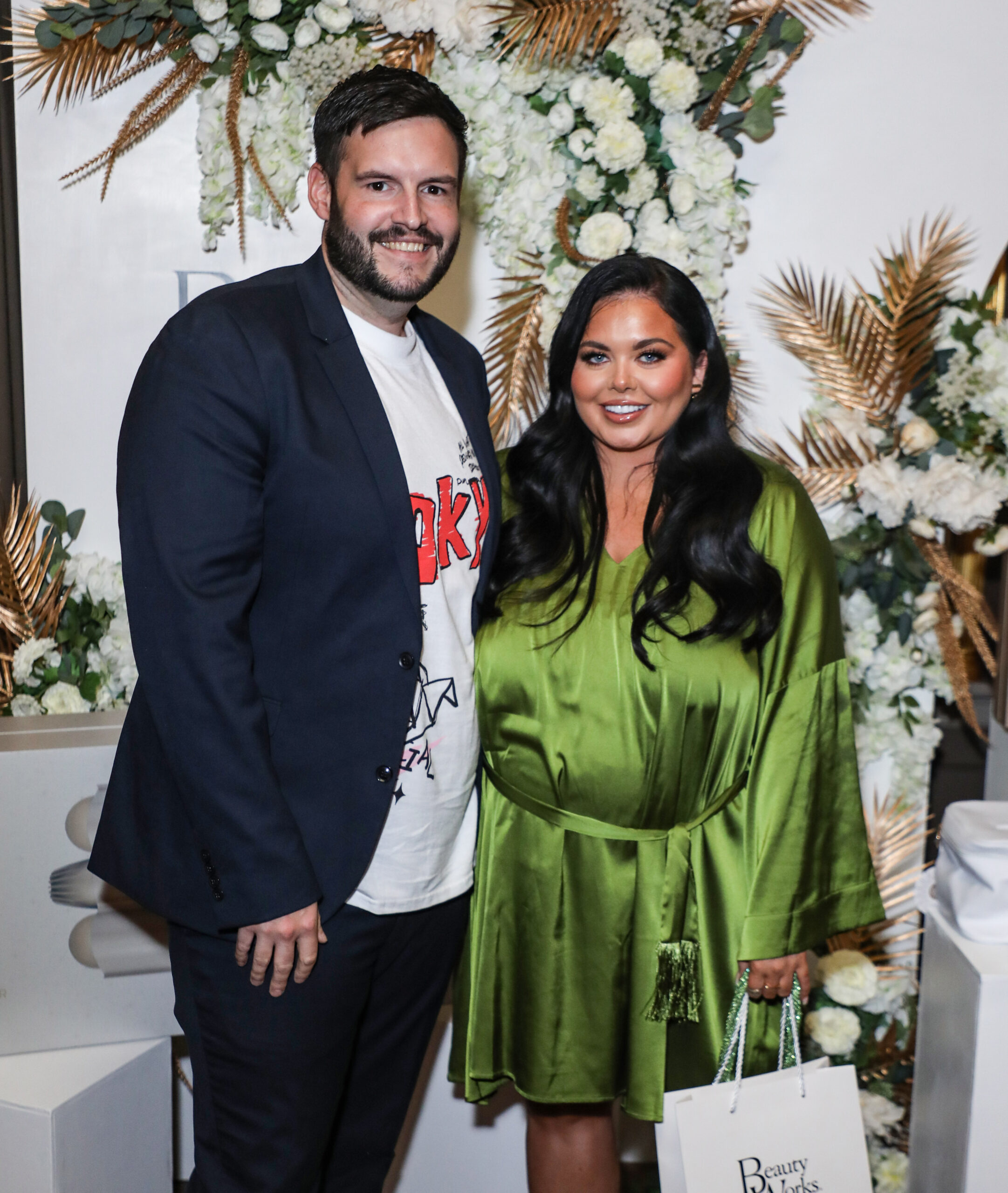 Scarlett Moffatt and Scott Dobinson smiling