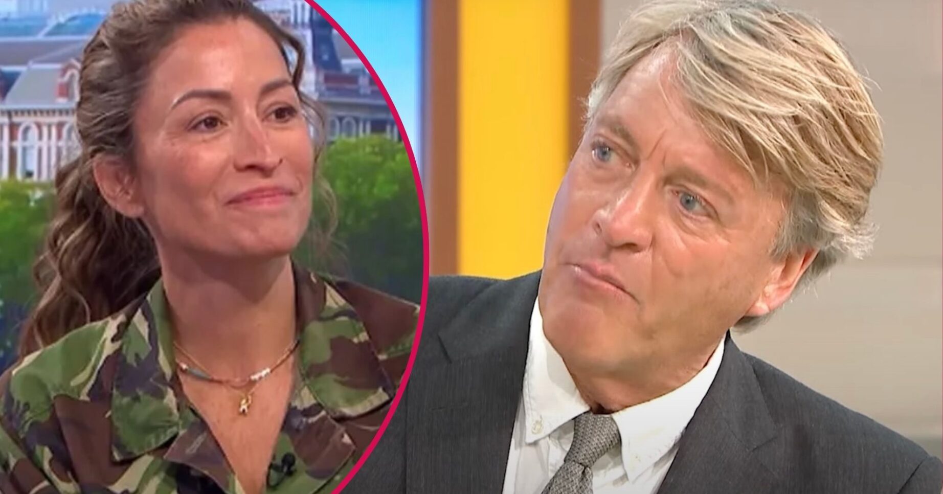 Rebecca Loos and Richard Madeley on GMB