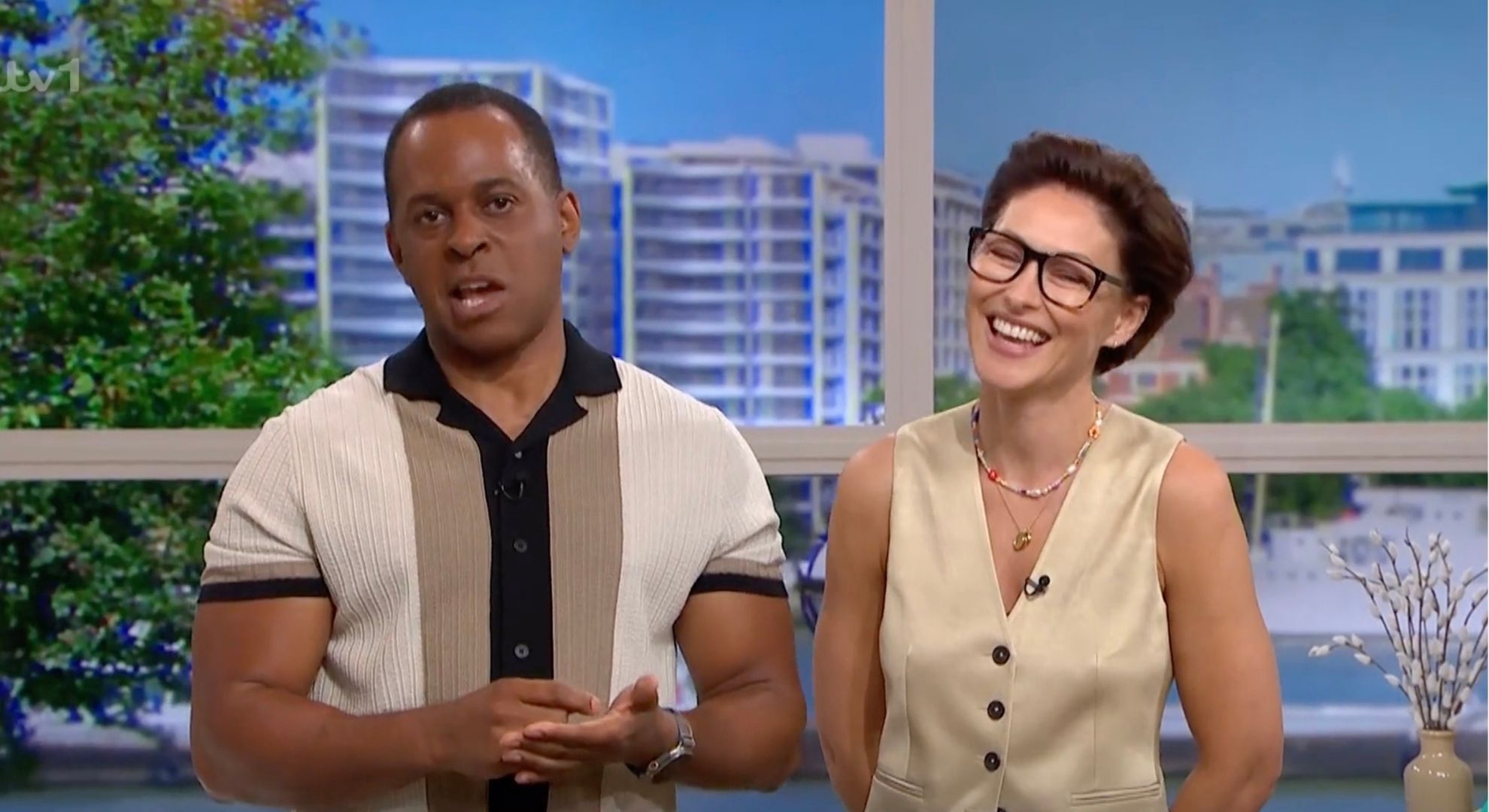 Andi Peters and Emma Willis presenting This Morning