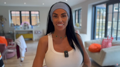 Katie Price smiling
