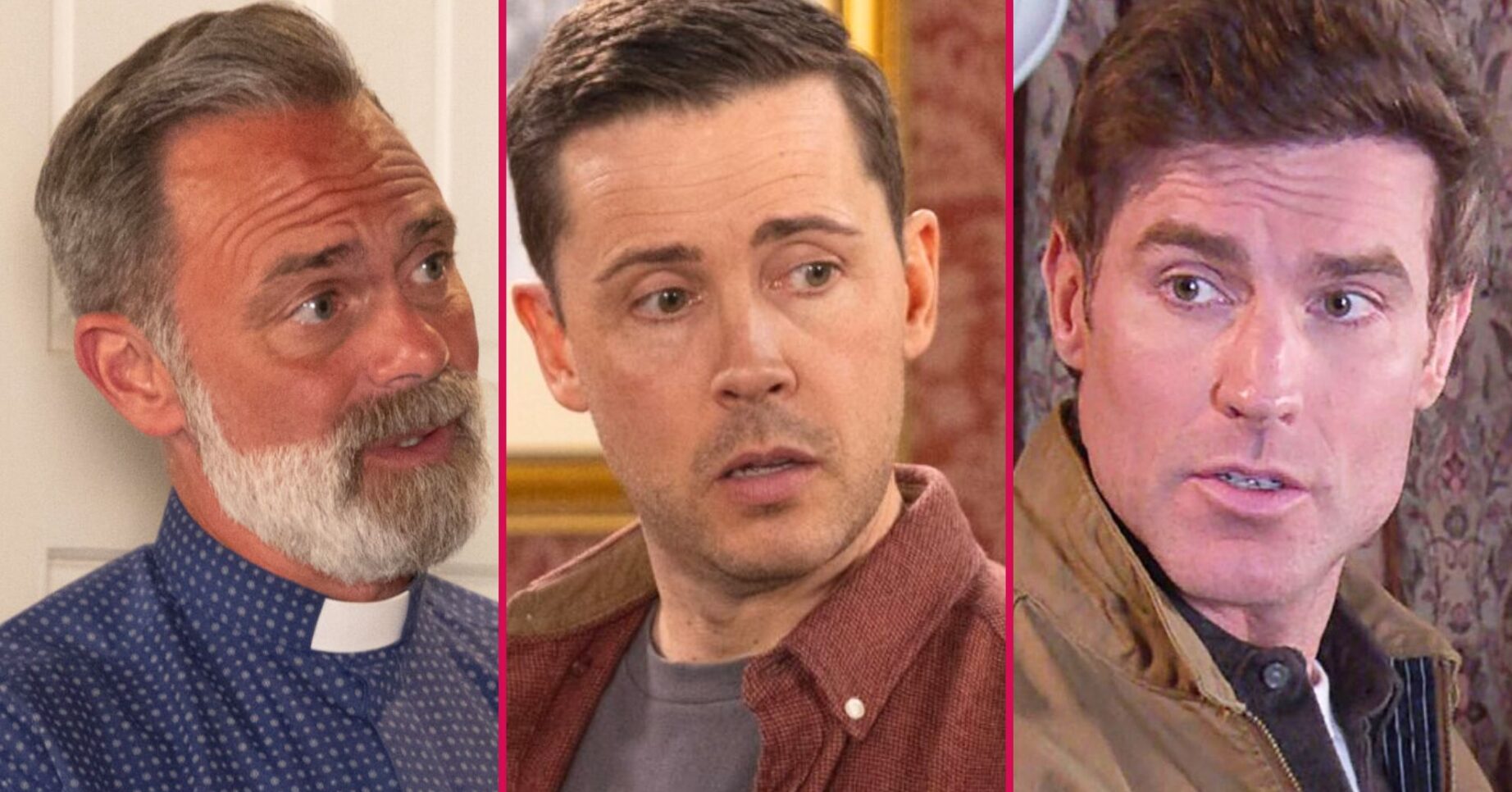 Composite image of Billy, Todd and Theo on Corrie (Credit: ITV/Composite: ED!)