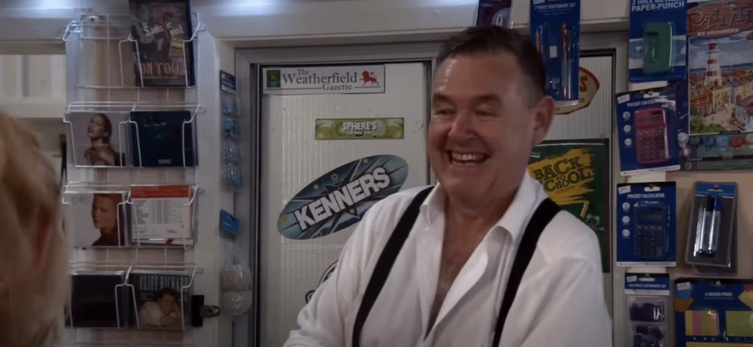 George Shuttleworth smiling on Corrie