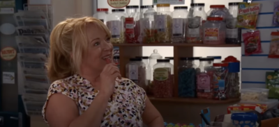 Jenny Connor flirting in The Kabin