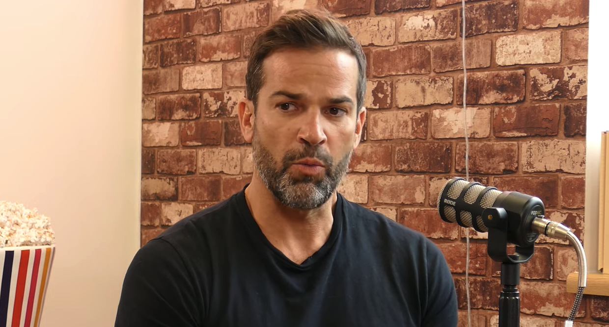 Gethin Jones looking sad