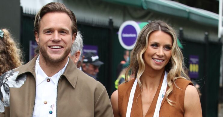 Olly Murs and Amelia Tank smiling