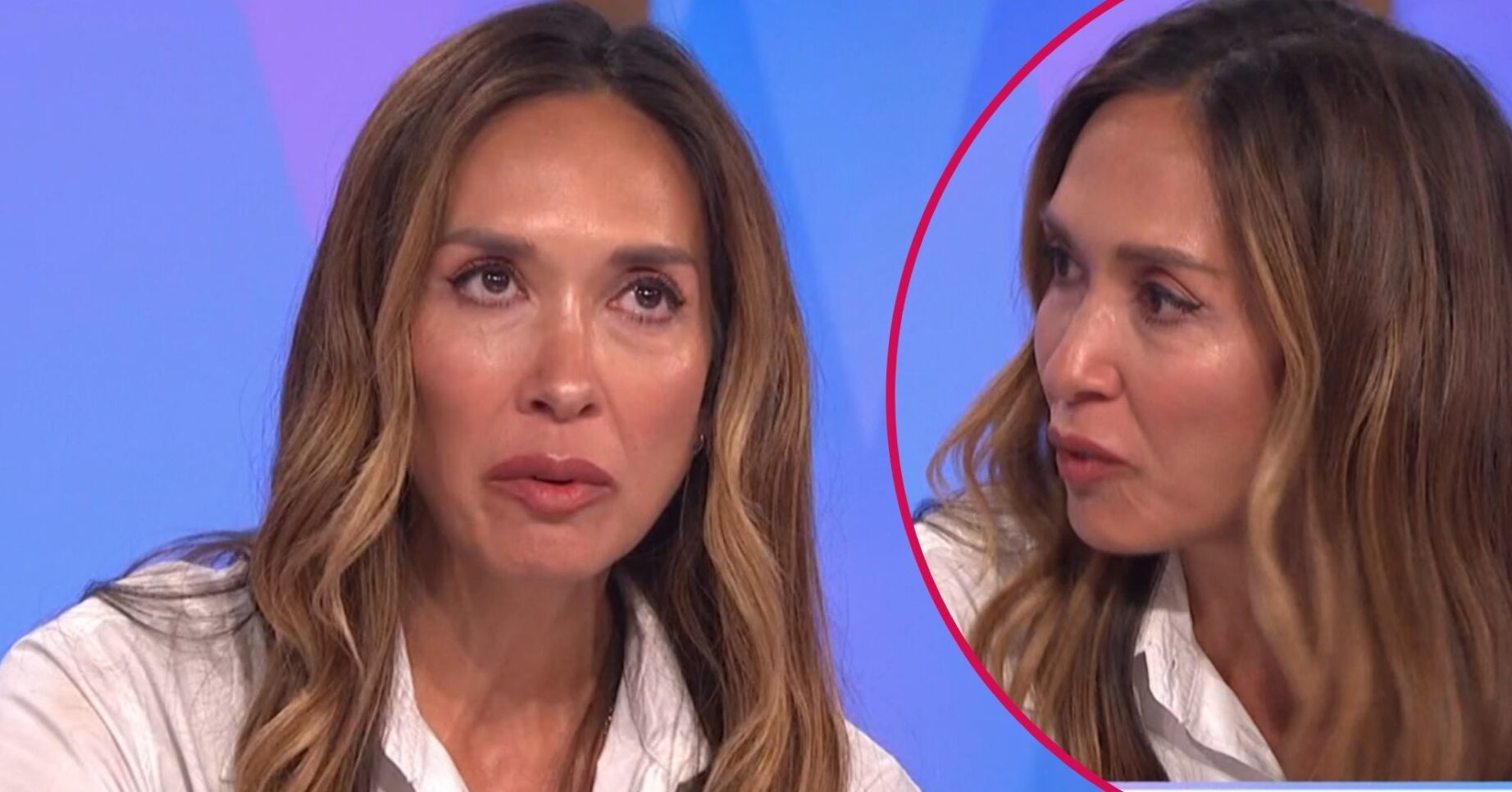 ED comp: Myleene Klass breaks down in tears