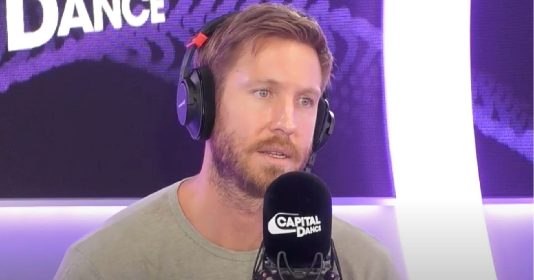 ED pic: Calvin Harris upset on radio show