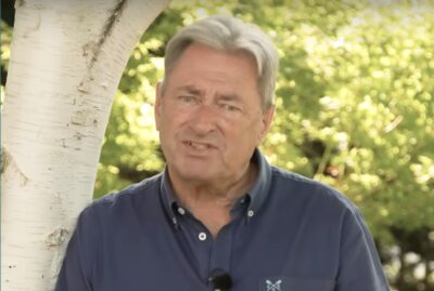 Alan Titchmarsh in the garden