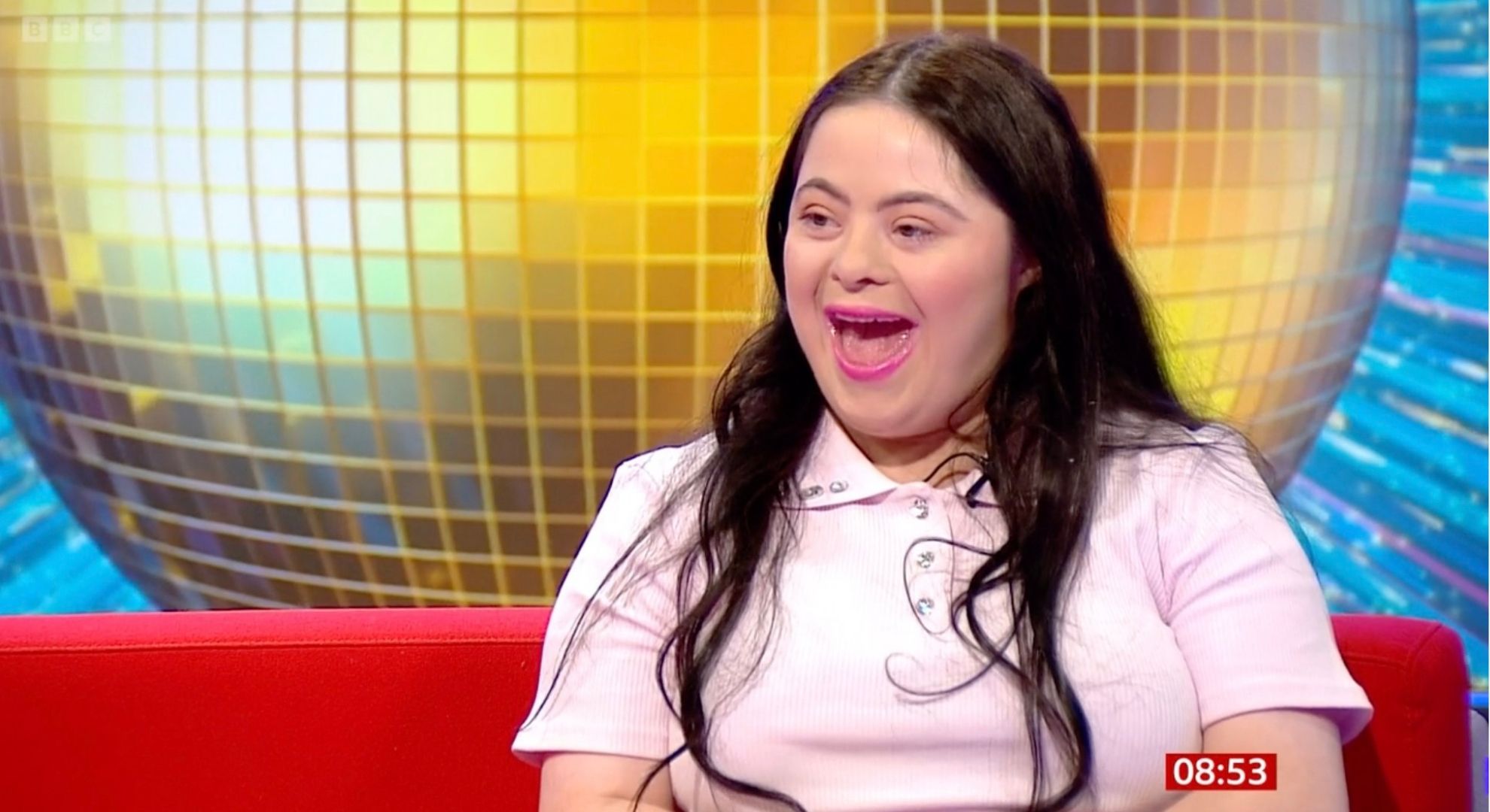 Ellie Goldstein on BBC Breakfast