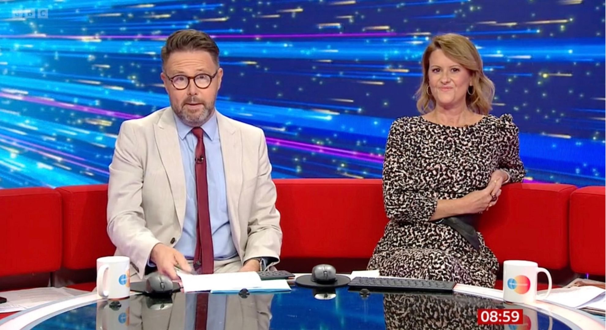 Jon Kay and Sally Nugent on BBC Breakfast