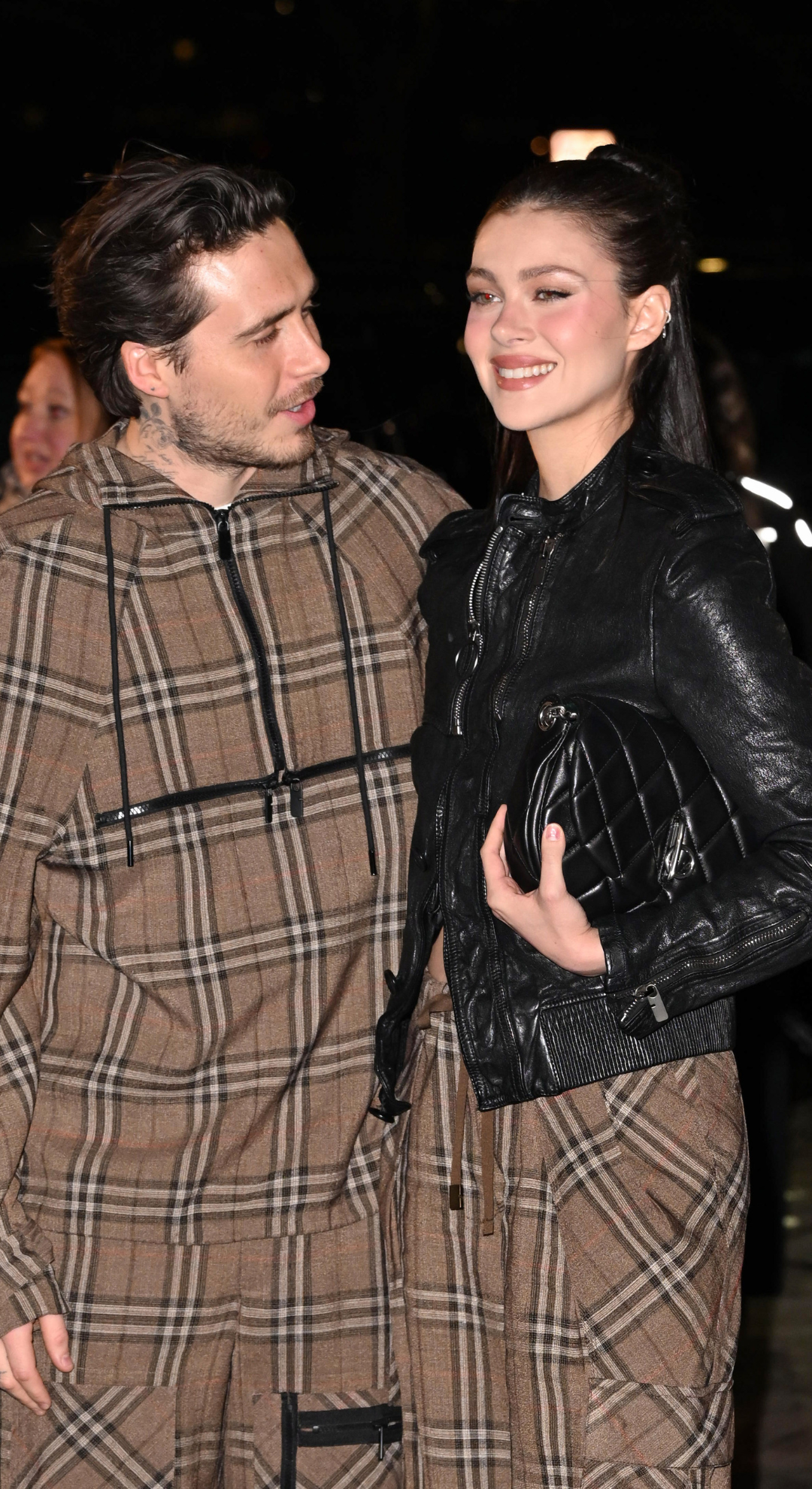 Brooklyn Beckham and Nicola Peltz at London Fashion Week