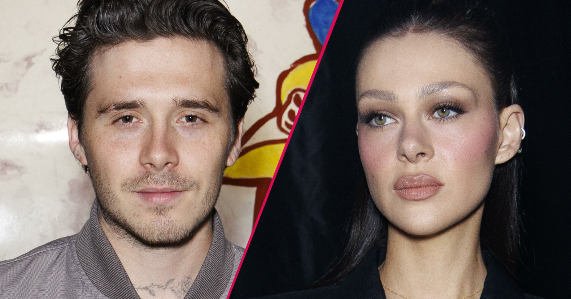 ED Split images of Brooklyn Beckham and Nicola Peltz