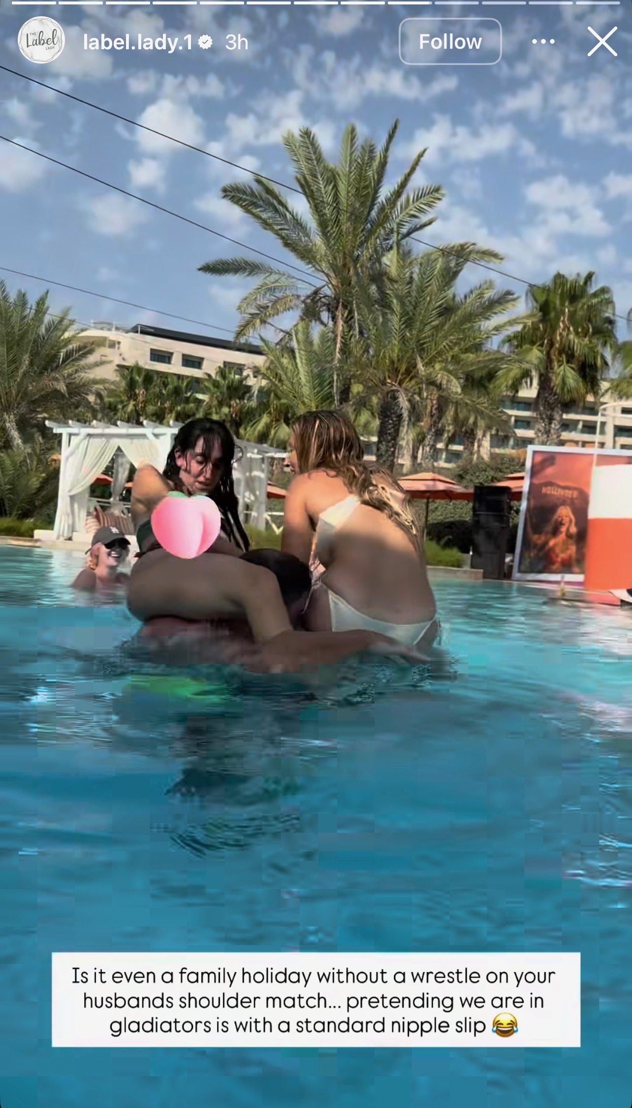 Stacey on holiday with sister Jemma