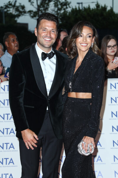 Michelle Keegan and Mark Wright on the red carpet