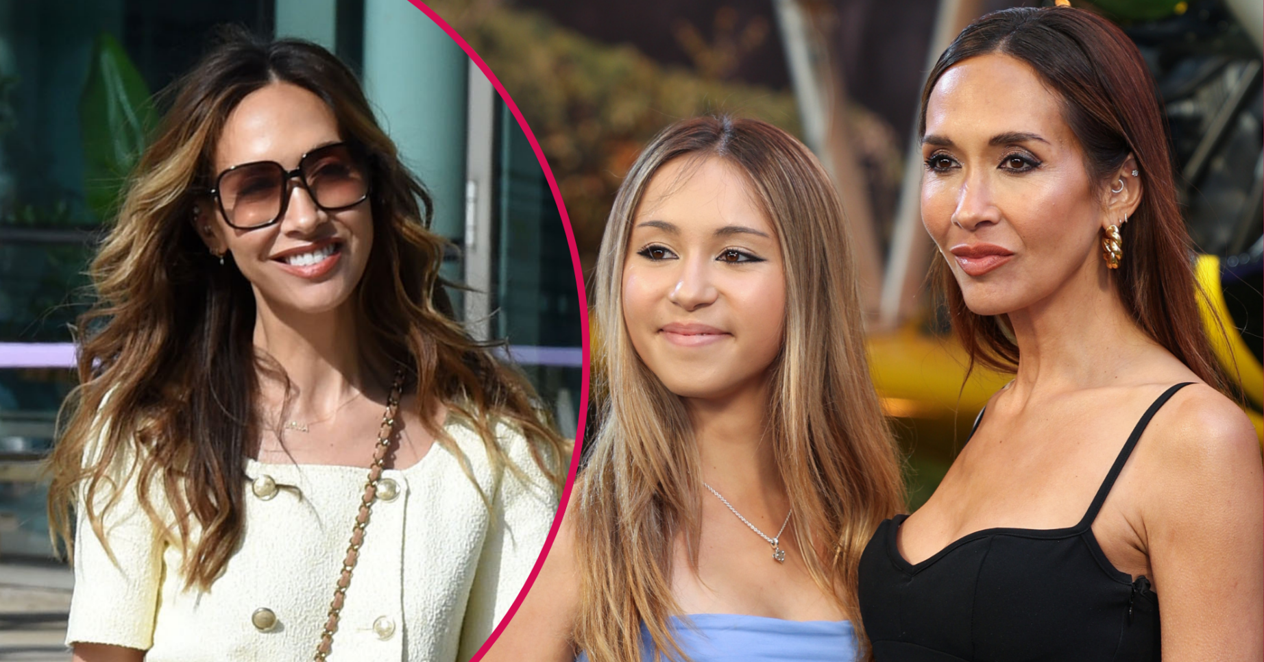 Myleene Klass with daughter Ava