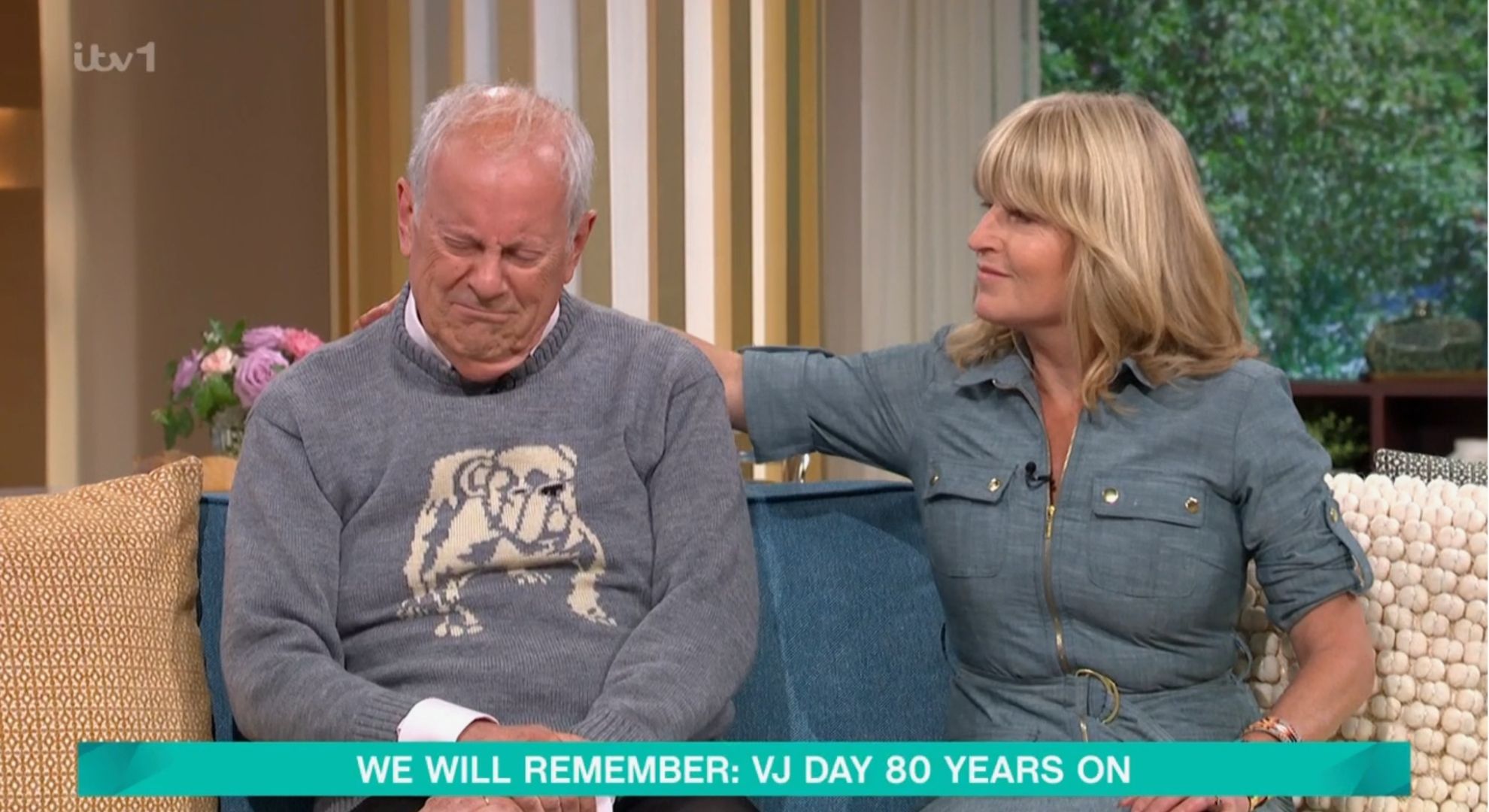 Gyles crying on This Morning