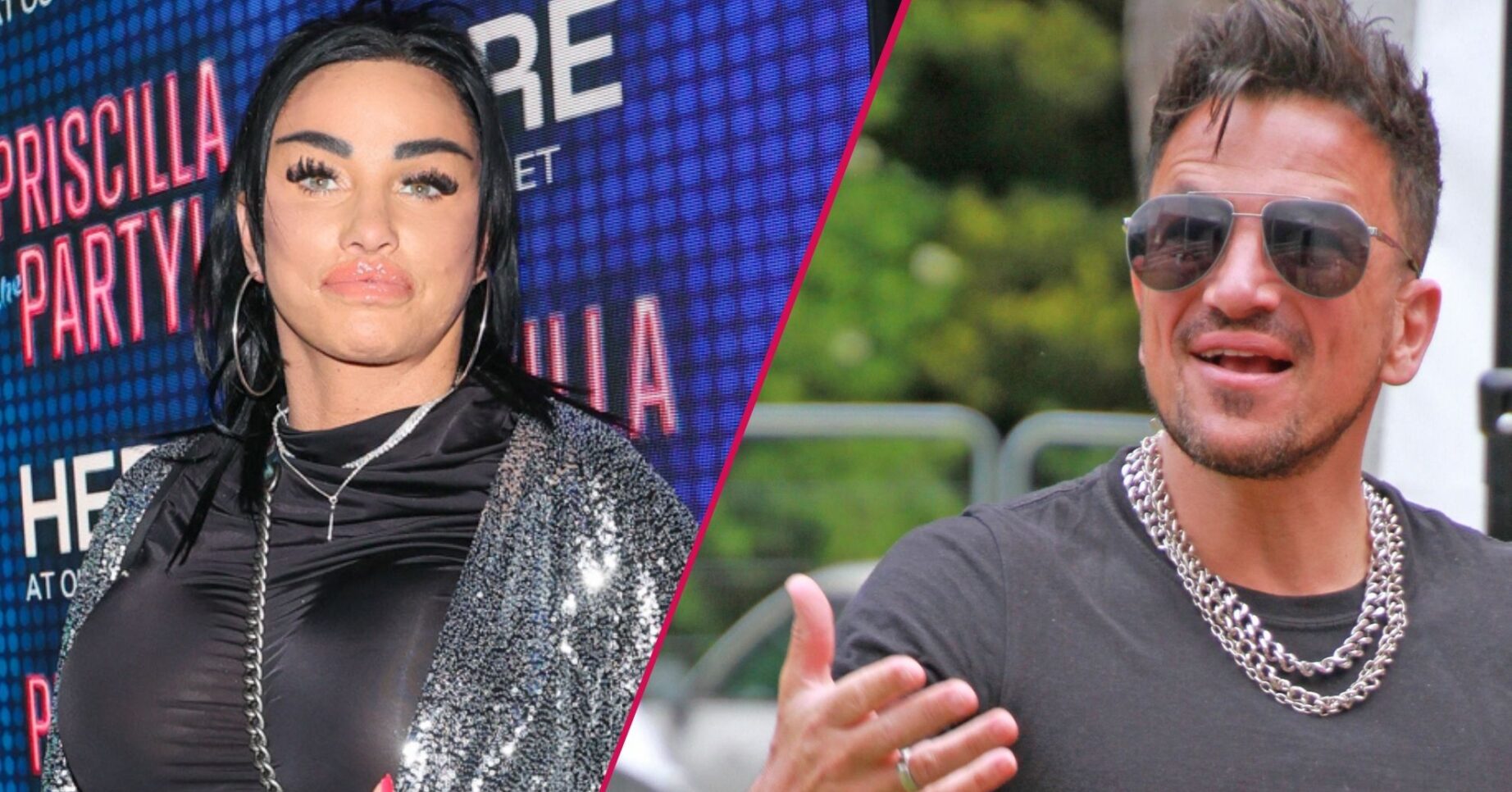 Katie Price and Peter Andre
