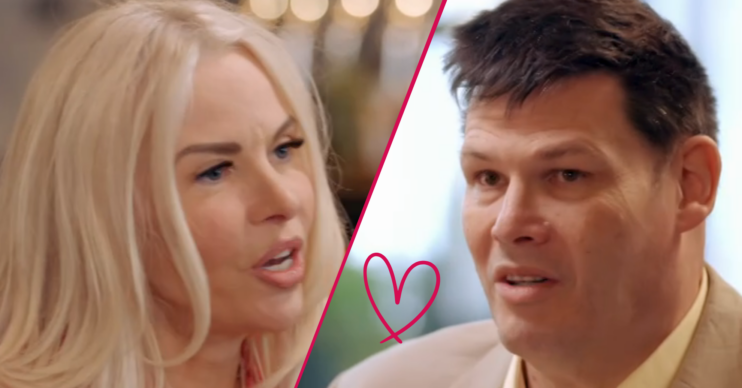 Mark Labbett and his Celebs Go Dating co-star