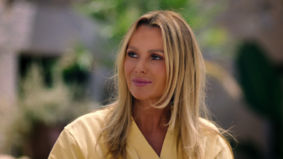 Amanda Holden in the sunshine