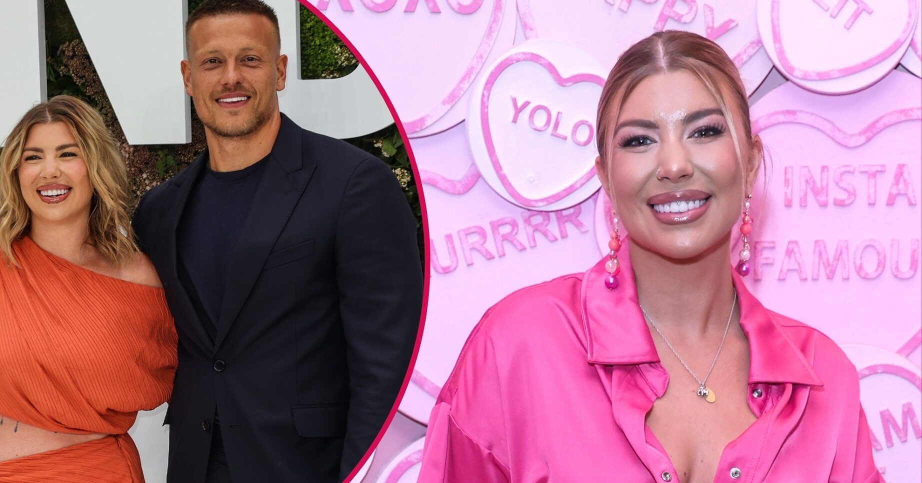 Olivia and Alex Bowen on the red carpet / Olivia Bowen smiling