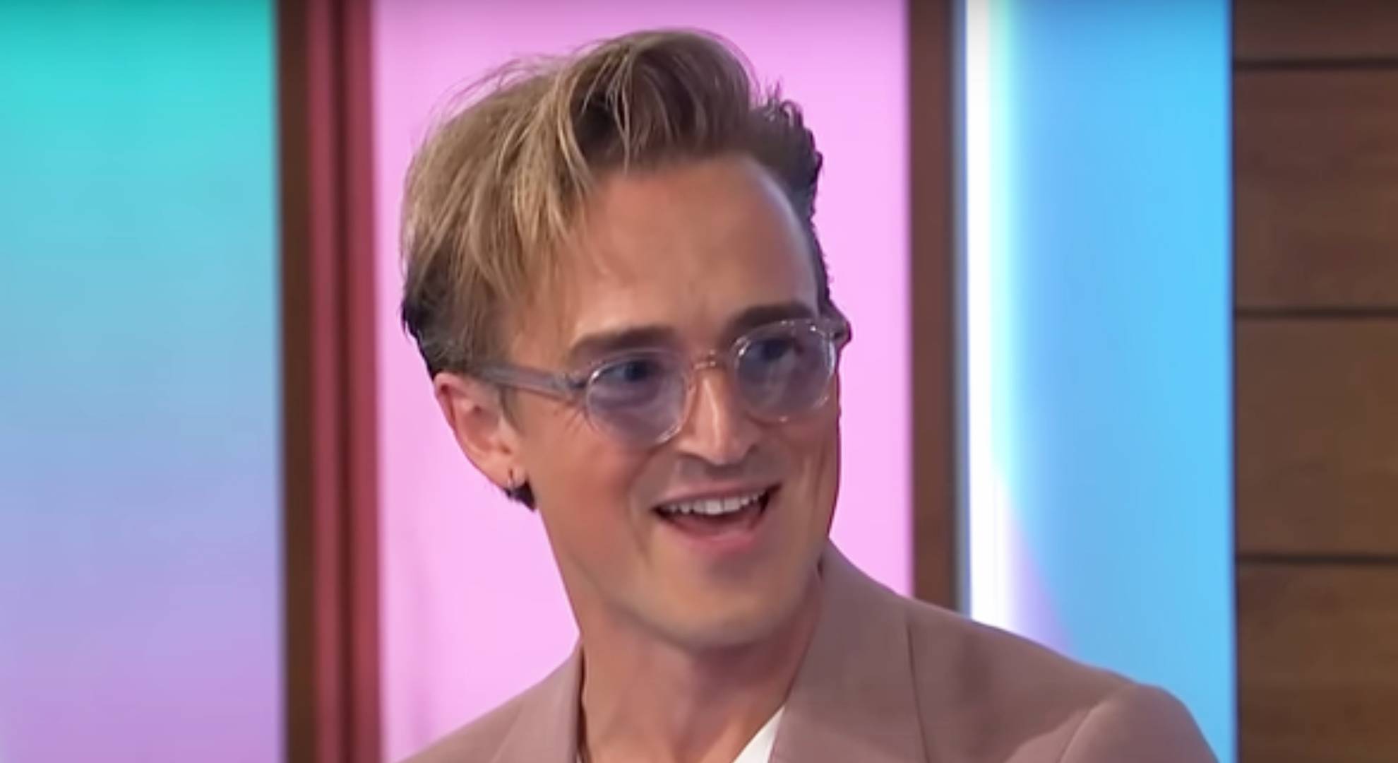 Tom Fletcher smiles