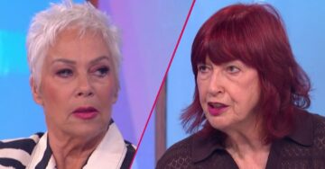 Loose Women stars Denise Welch and Janet Street Porter clash in tense English flag debate