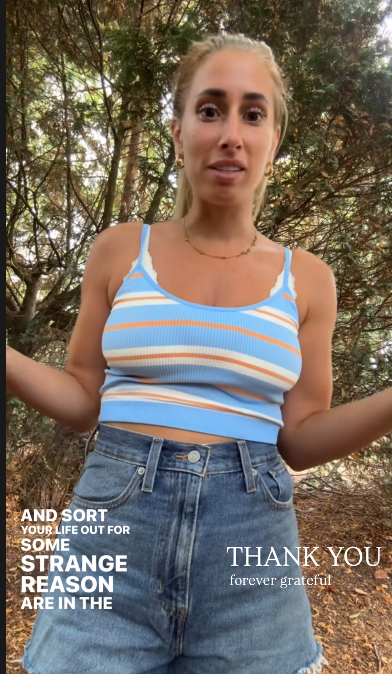 Stacey Solomon on her Insta story 