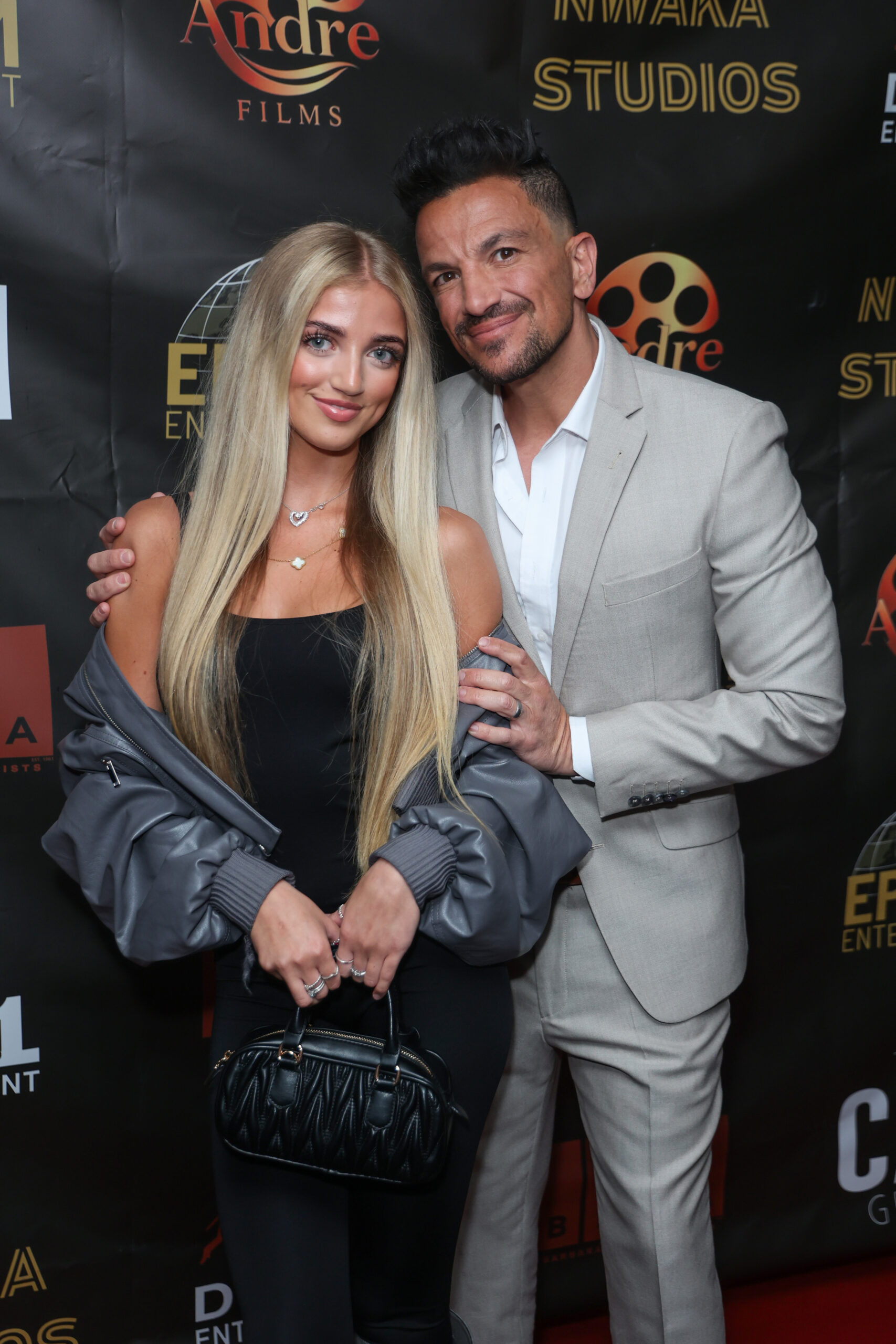 Princess and Peter Andre at event