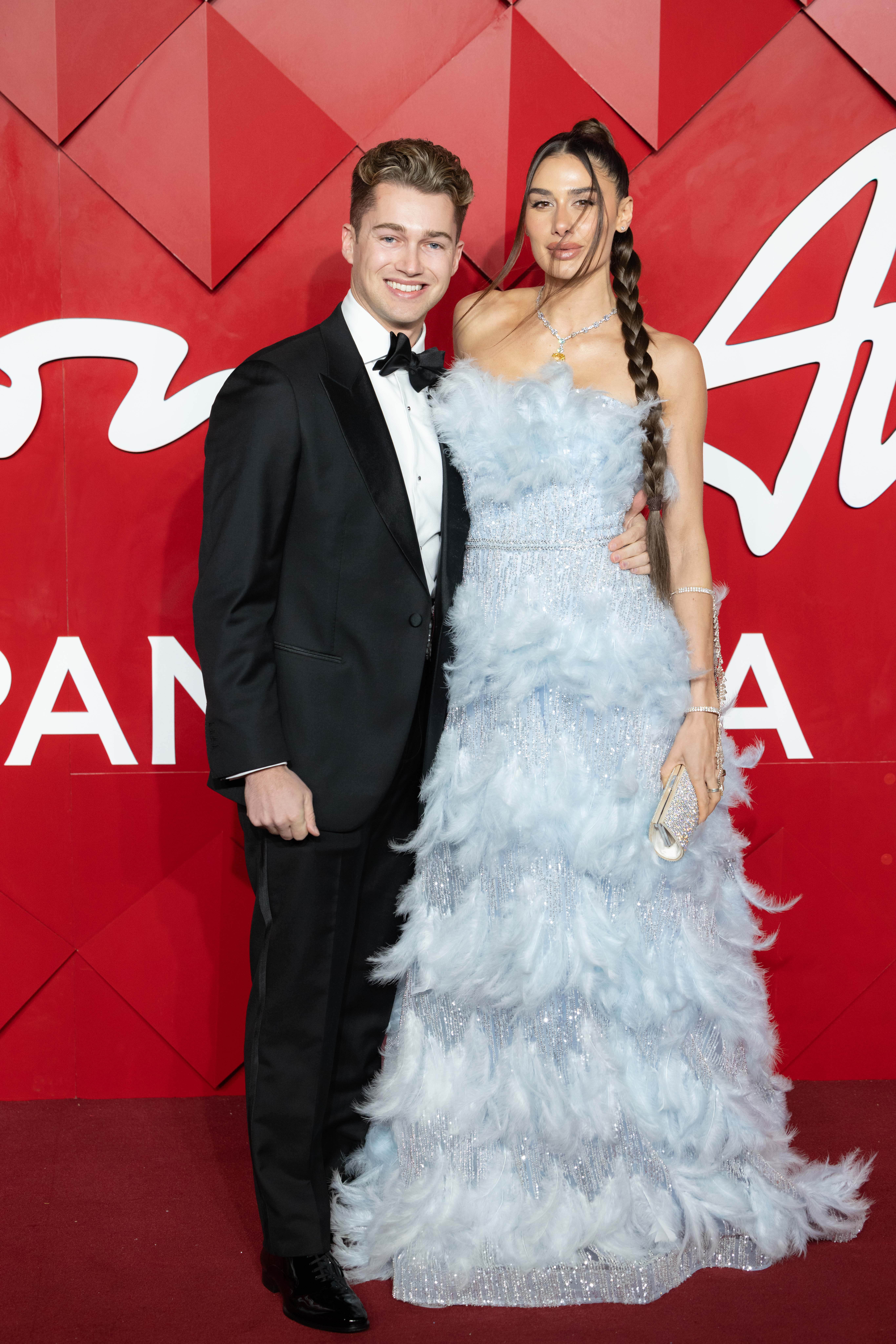 AJ pritchard and partner Zara 