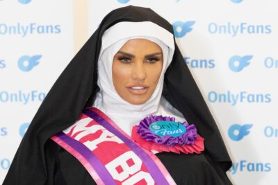 Katie Price on the red carpet
