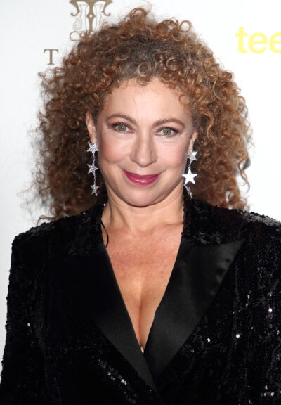 Alex Kingston on the red carpet