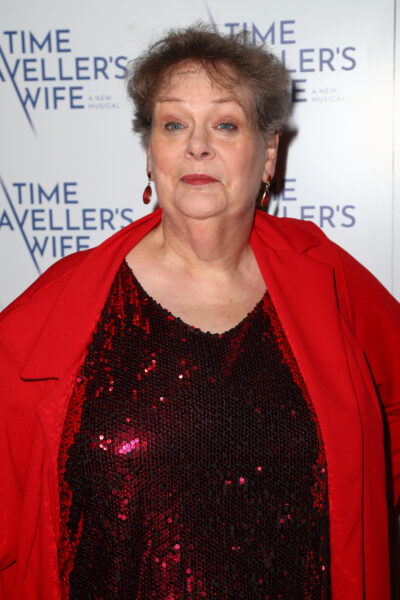 Anne Hegerty on the red carpet