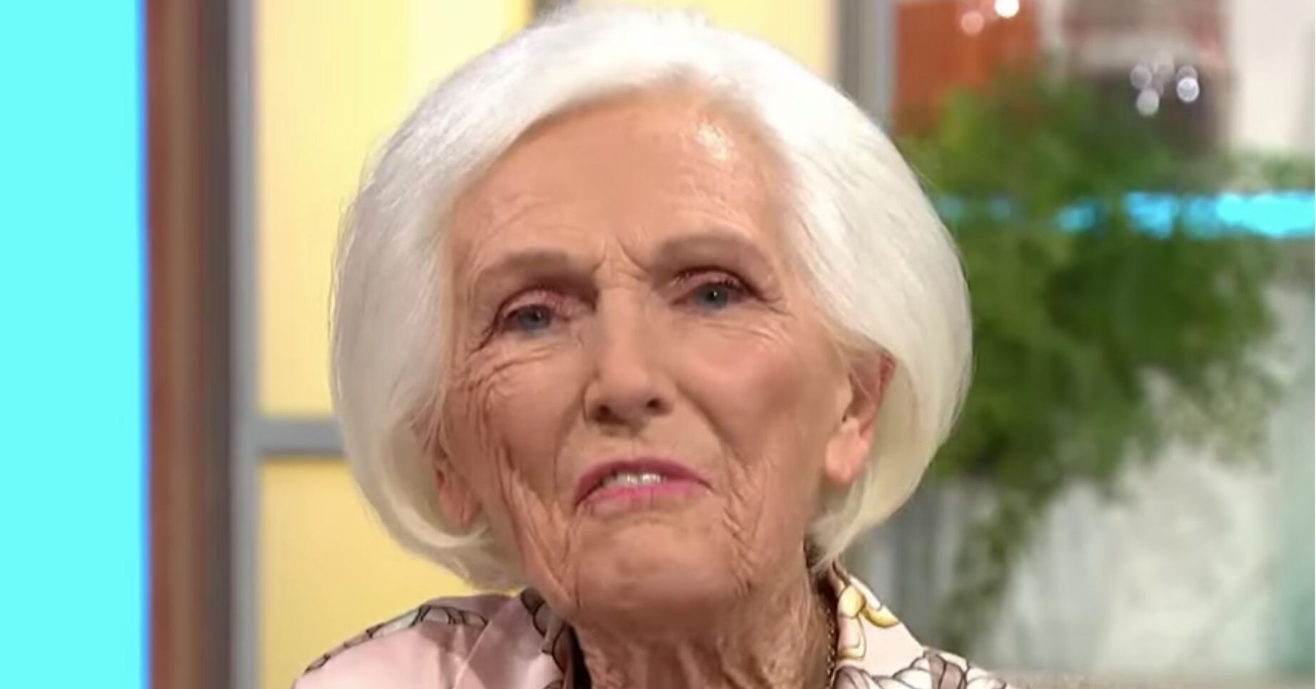 Mary Berry looking serious