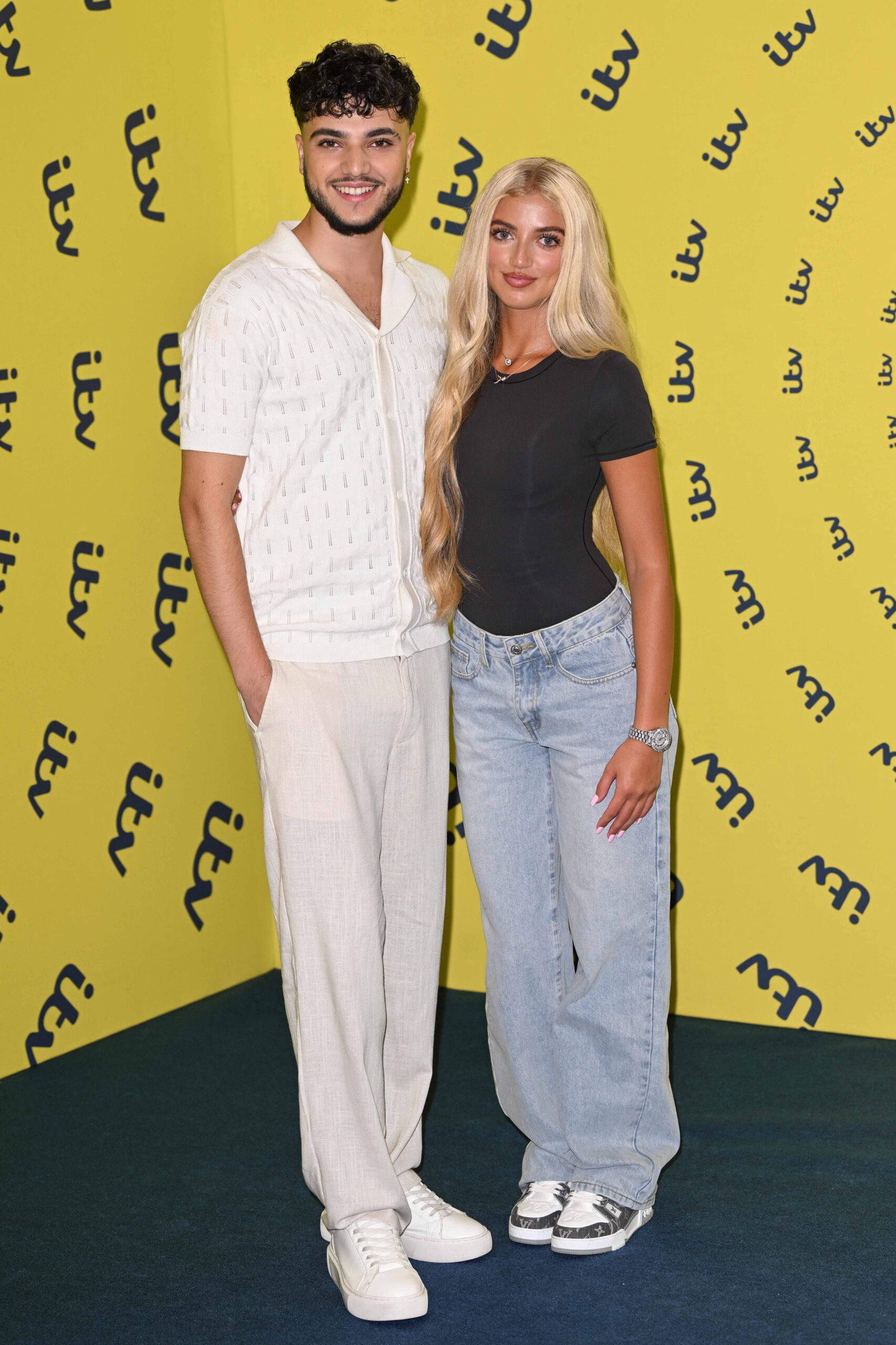 Junior with his sister Princess at an event