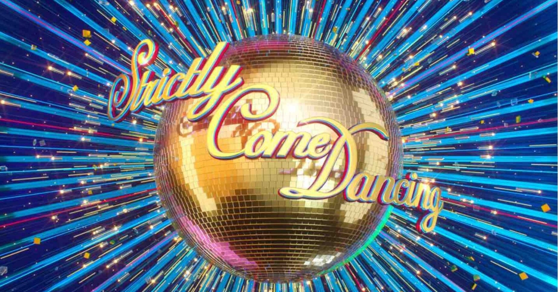 The Strictly Come Dancing glitterball and logo