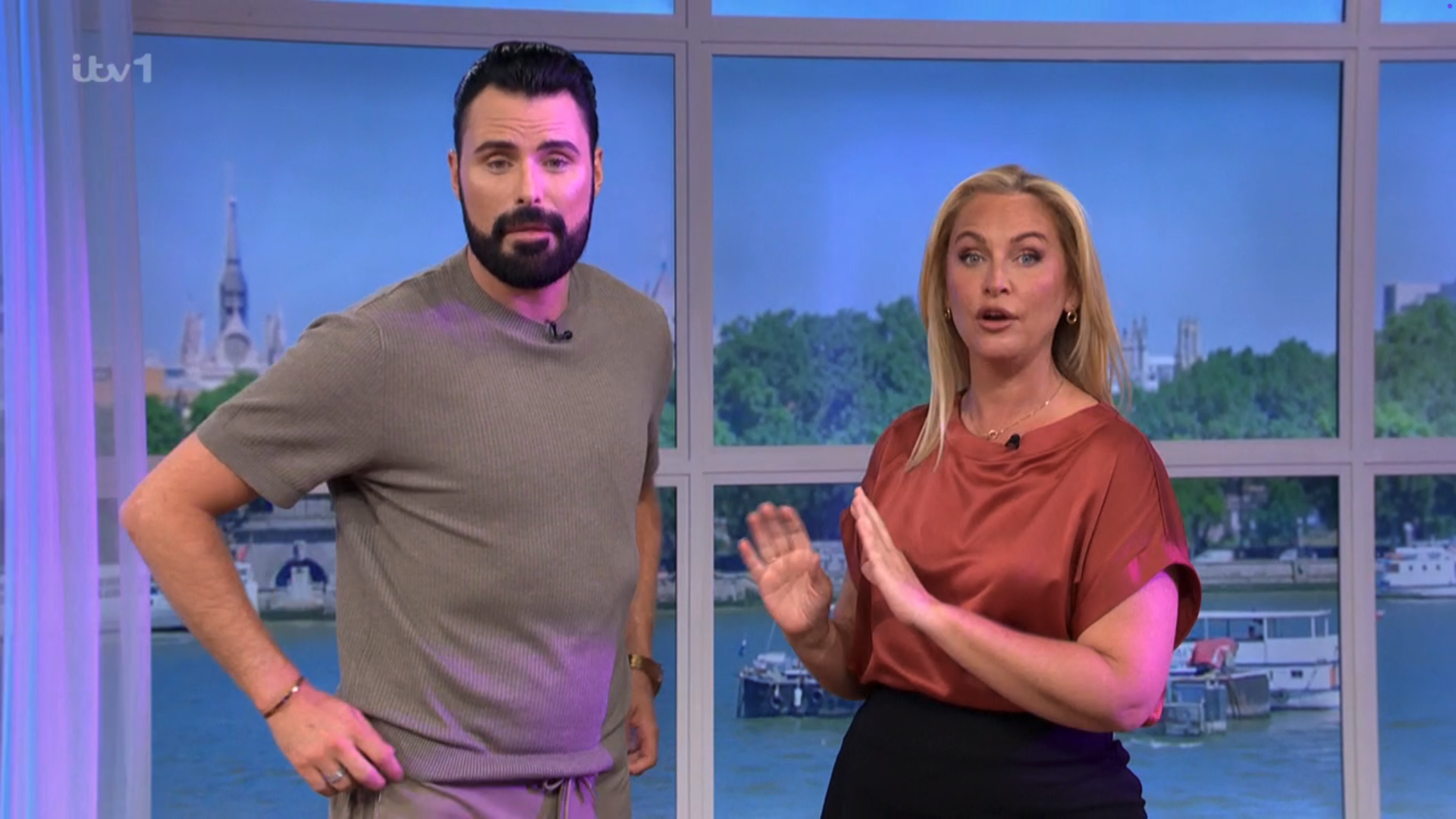 Rylan Clark and Josie Gibson on This Morning